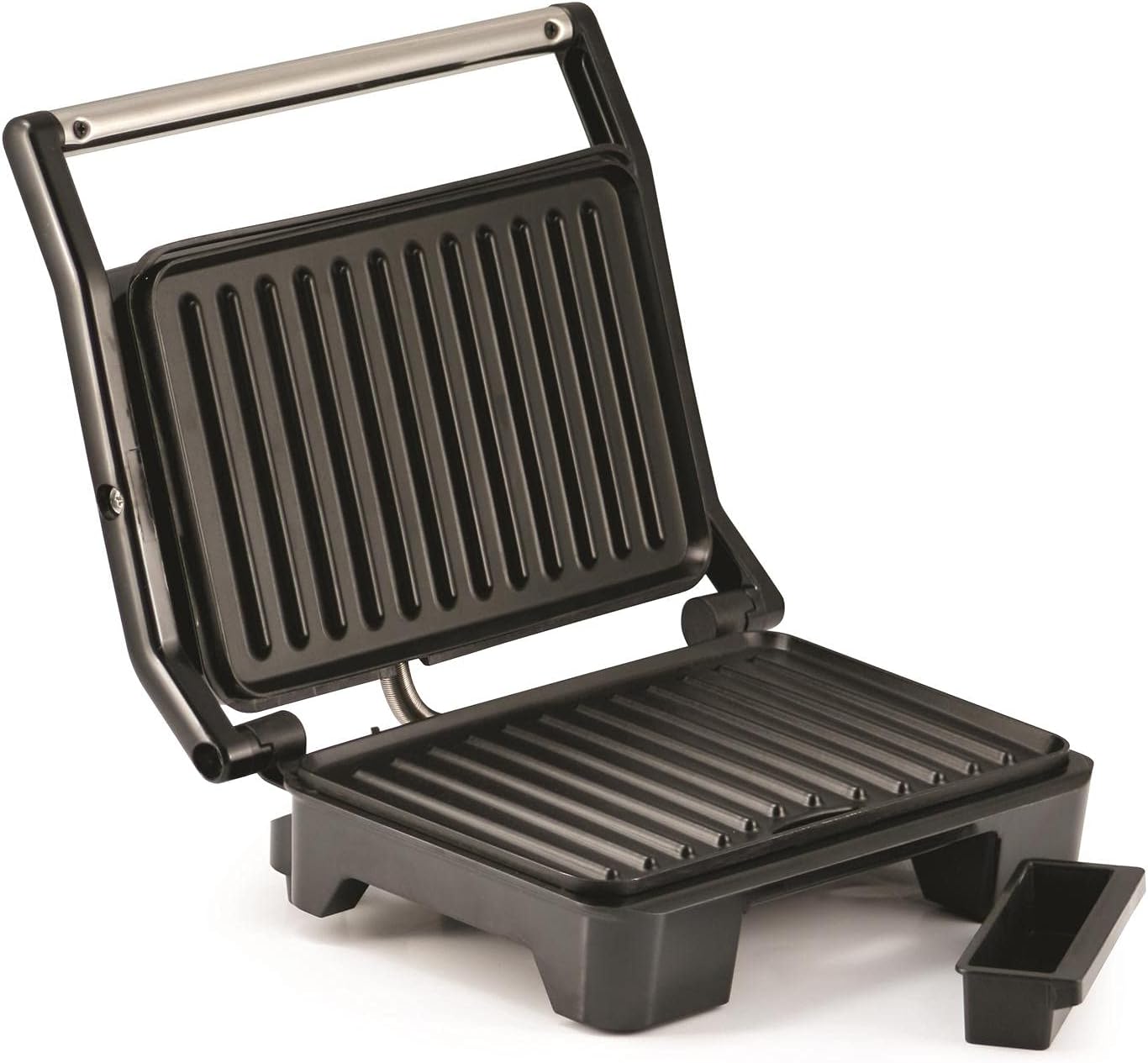 Parrilla eléctrica grill panini placas con antiadherente taurus tostare.