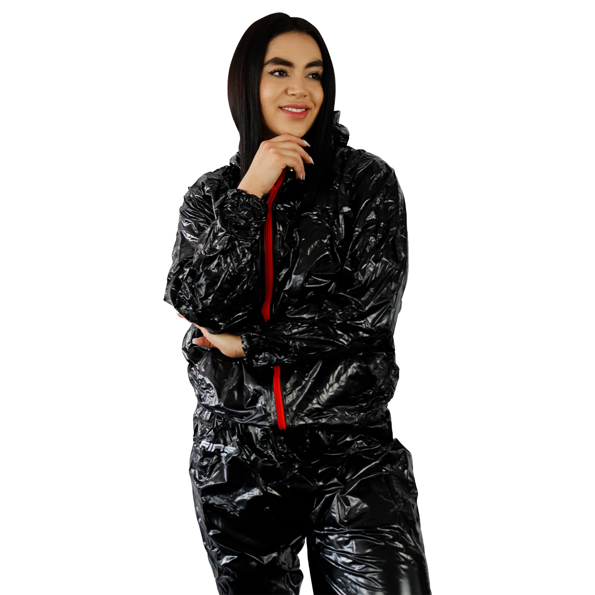 Traje sauna Fire Sports para ejercicio Negro.