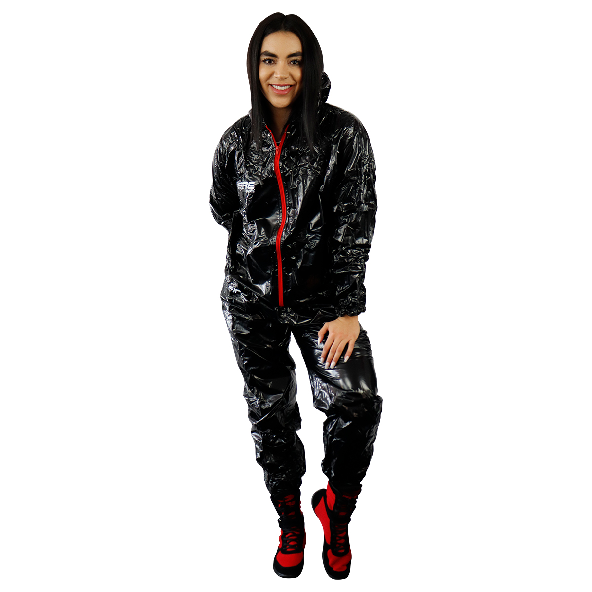 Traje sauna Fire Sports para ejercicio Negro.