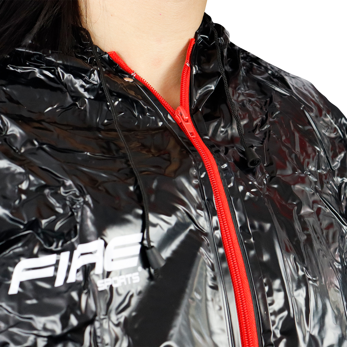 Traje sauna Fire Sports para ejercicio Negro.