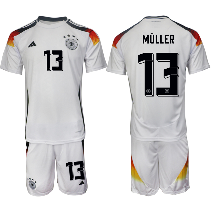 Nuevo! Jersey Alemania Eurocopa 2024/2025 Titular Local Blanca Muller 13 Talla S.