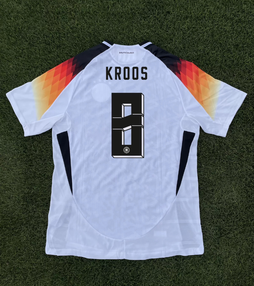 Nuevo! Jersey Alemania Eurocopa 2024/2025 Titular Local Blanca Toni Kroos 8 Talla L