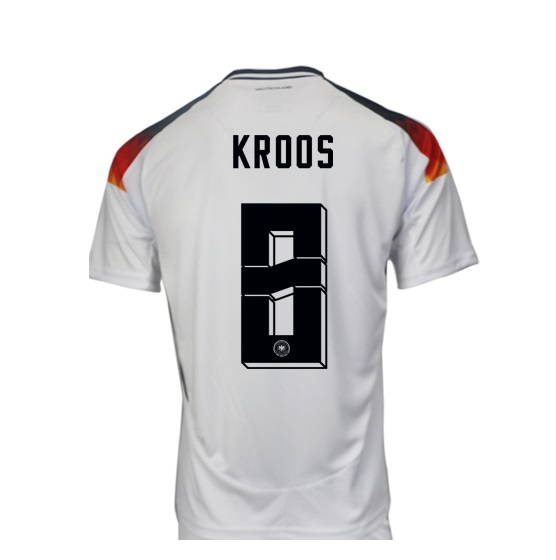 Nuevo! Jersey Alemania Eurocopa 2024/2025 Titular Local Blanca Toni Kroos 8 Talla L