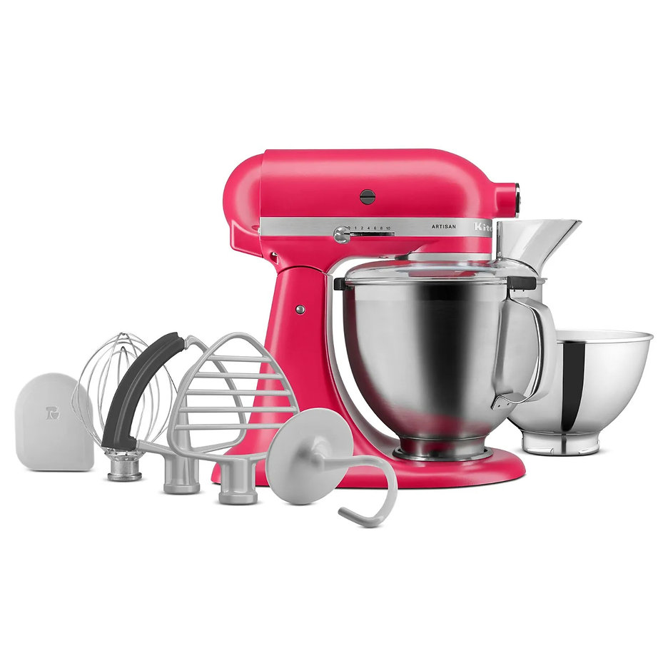 Batidora KitchenAid KSM195PSHI Artisan de 4.7 Lt 10 Velocidades Fuscia.