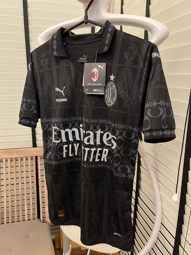 Nuevo! Jersey AC Milan 2024/2025 Edicion Especial Pleasures Negro Black Talla S.