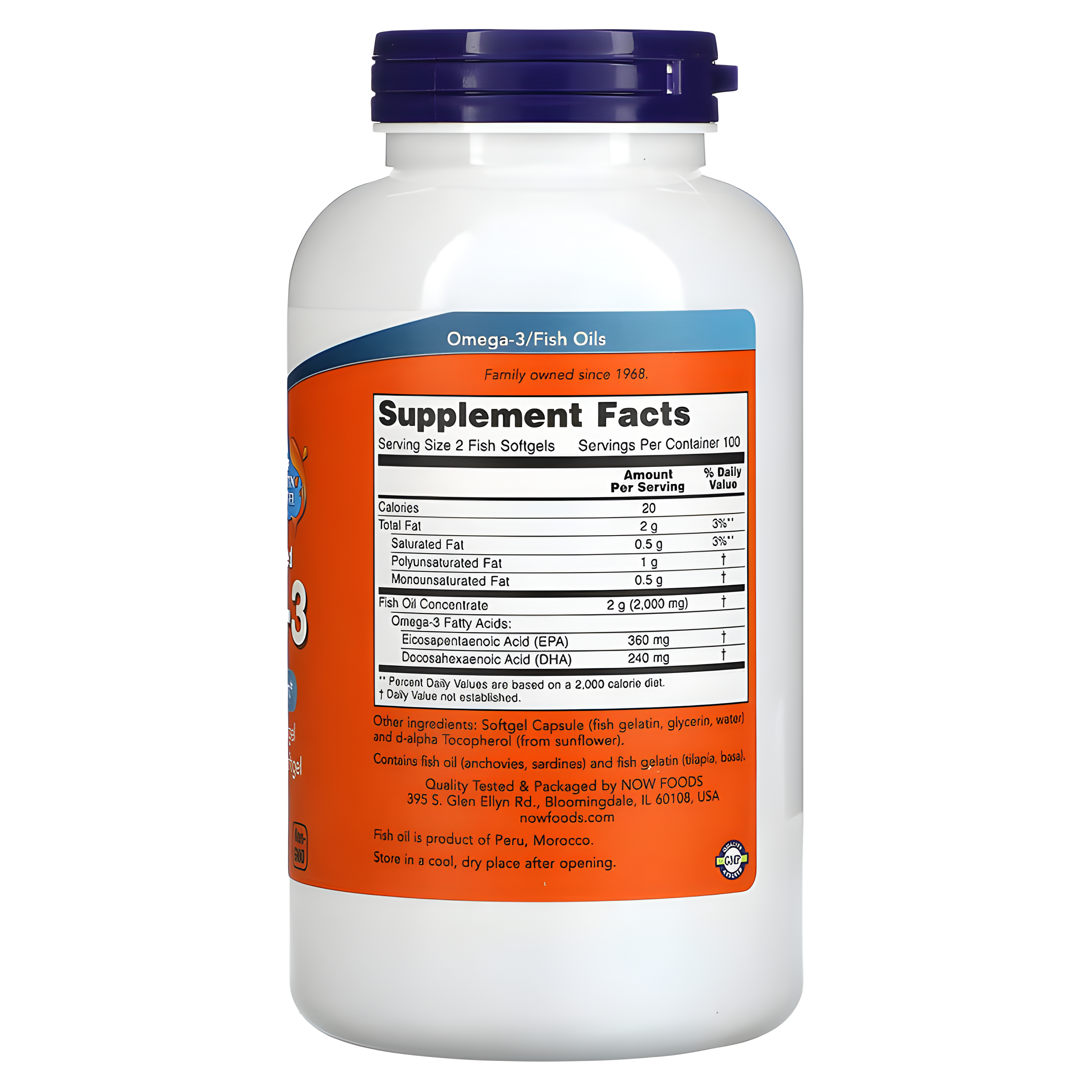 Omega 3 1000 mg, 30 cápsulas