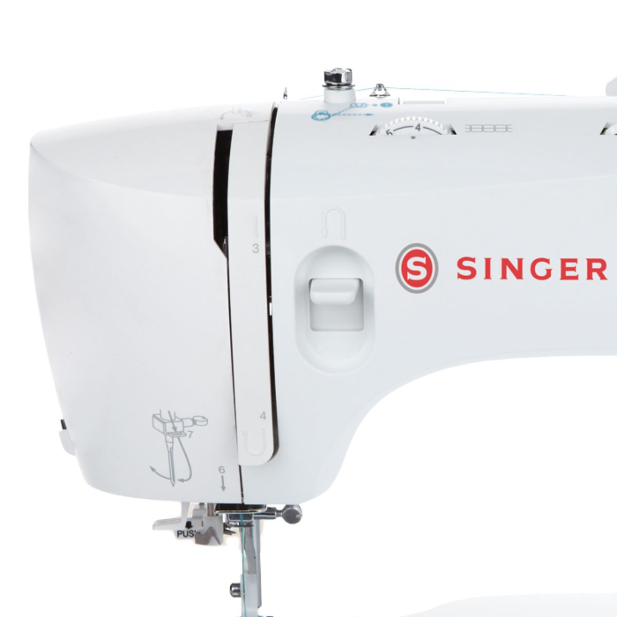 Máquina de Coser Mecánica Fashion Mate Marca Singer.