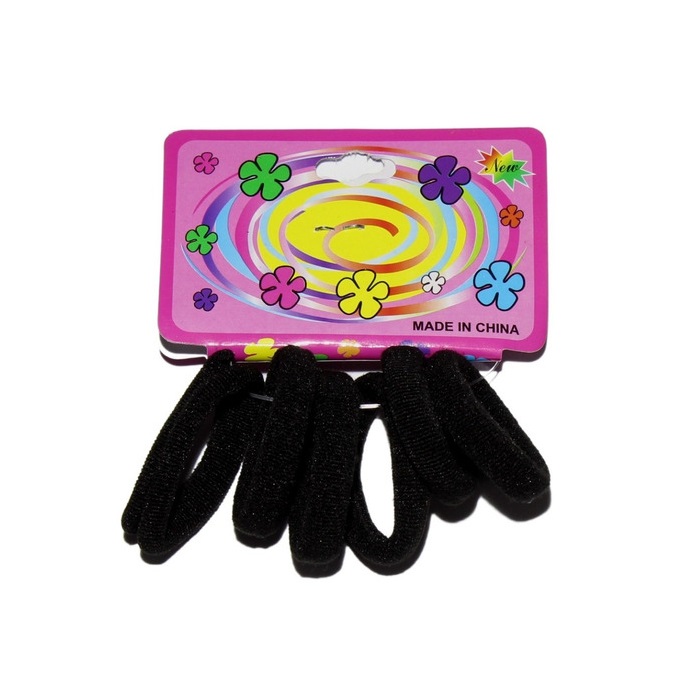 72 Pcs Ligas Negras para Peinar el Cabello, Donas para Cabello, Donas para Cabello Altamente Elásticas Lazos del Pelo para Coleta, Bandas de Goma de Pelo Algodón sin Costuras Corbatas para el Cabello para Niñas y Mujeres.
