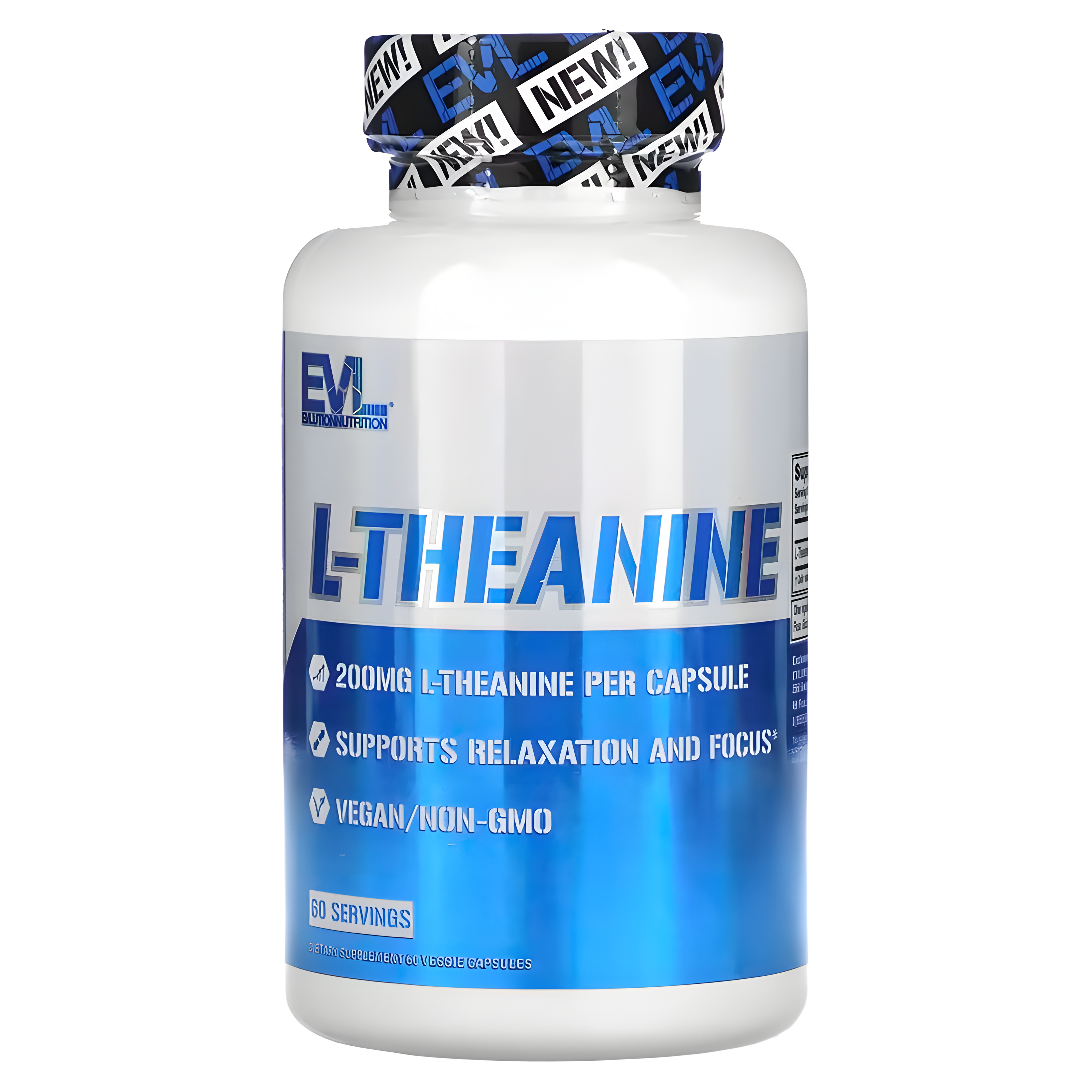 L-teanina, 200 mg, 60 cápsulas vegetales.