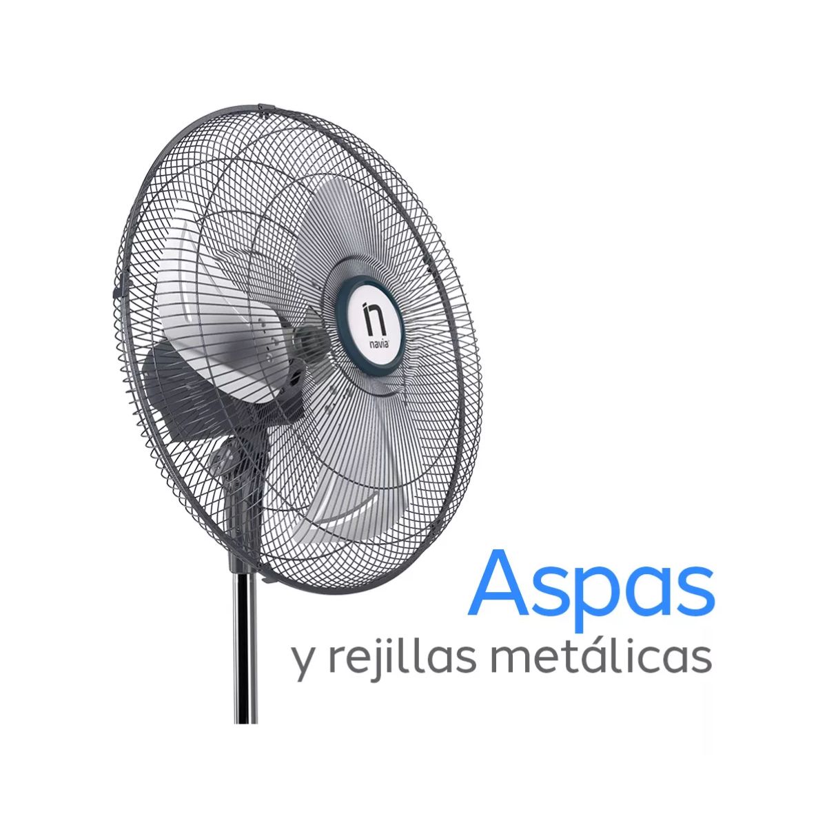 Ventilador Navia de Pedestal A18 Aspa Metálica 18 Pulgadas.