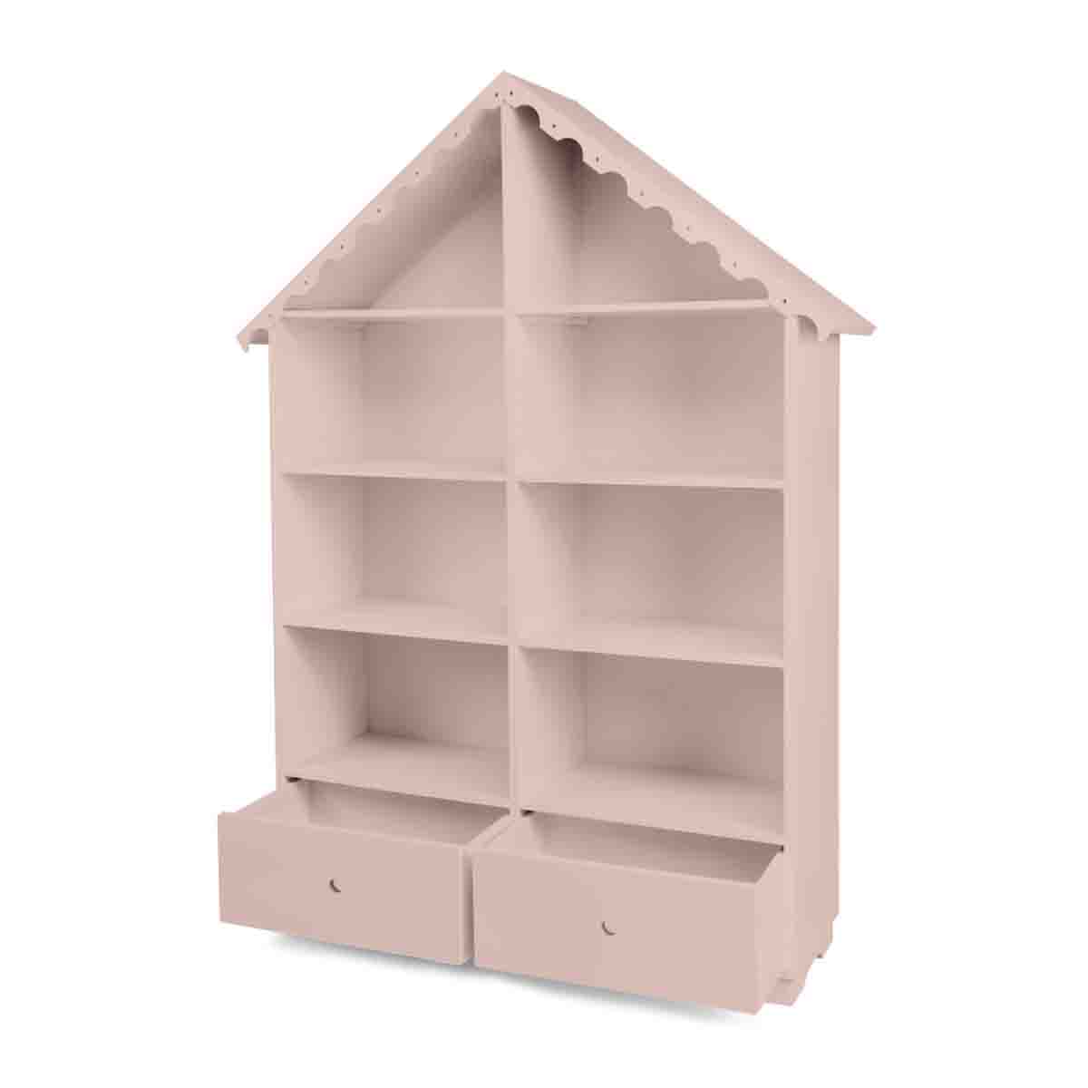 Estantería Para Niños y Niñas de Madera |  Forma De Casa .