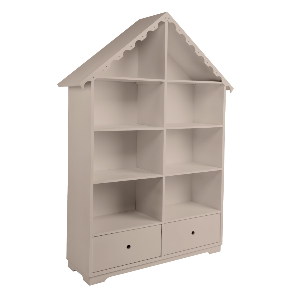 Estantería Para Niños y Niñas de Madera |  Forma De Casa .