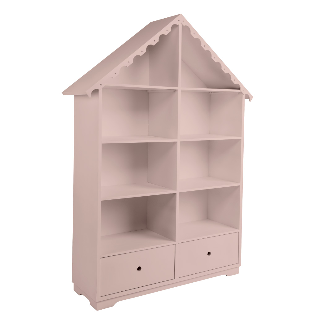 Estantería Para Niños y Niñas de Madera |  Forma De Casa .