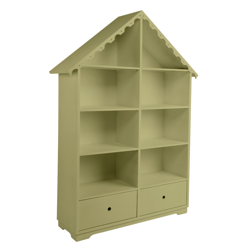 Estantería Para Niños y Niñas de Madera |  Forma De Casa .