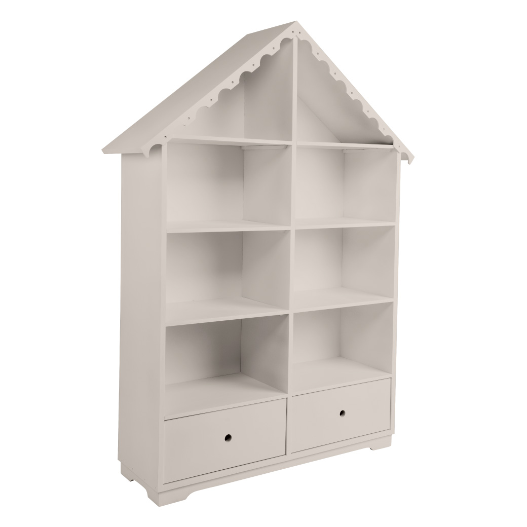 Estantería Para Niños y Niñas de Madera |  Forma De Casa .