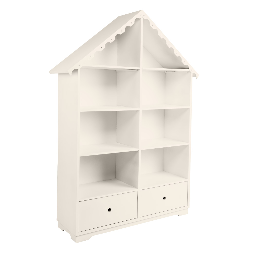 Estantería Para Niños y Niñas de Madera |  Forma De Casa .