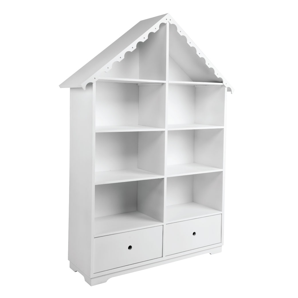 Estantería Para Niños y Niñas de Madera |  Forma De Casa .