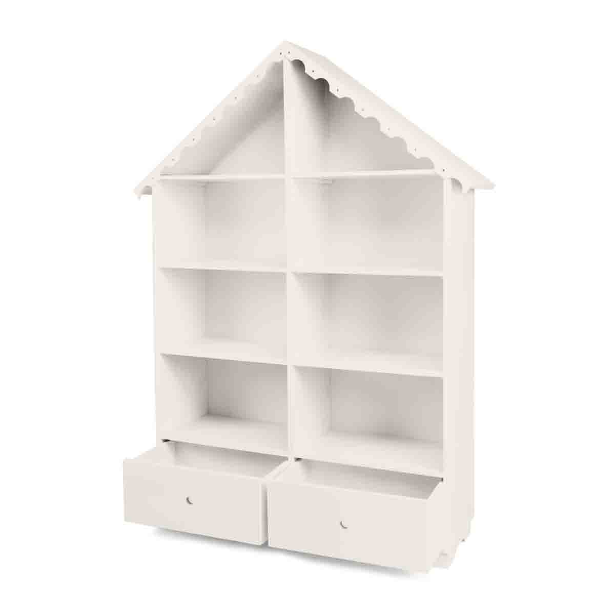 Estantería Para Niños y Niñas de Madera |  Forma De Casa .