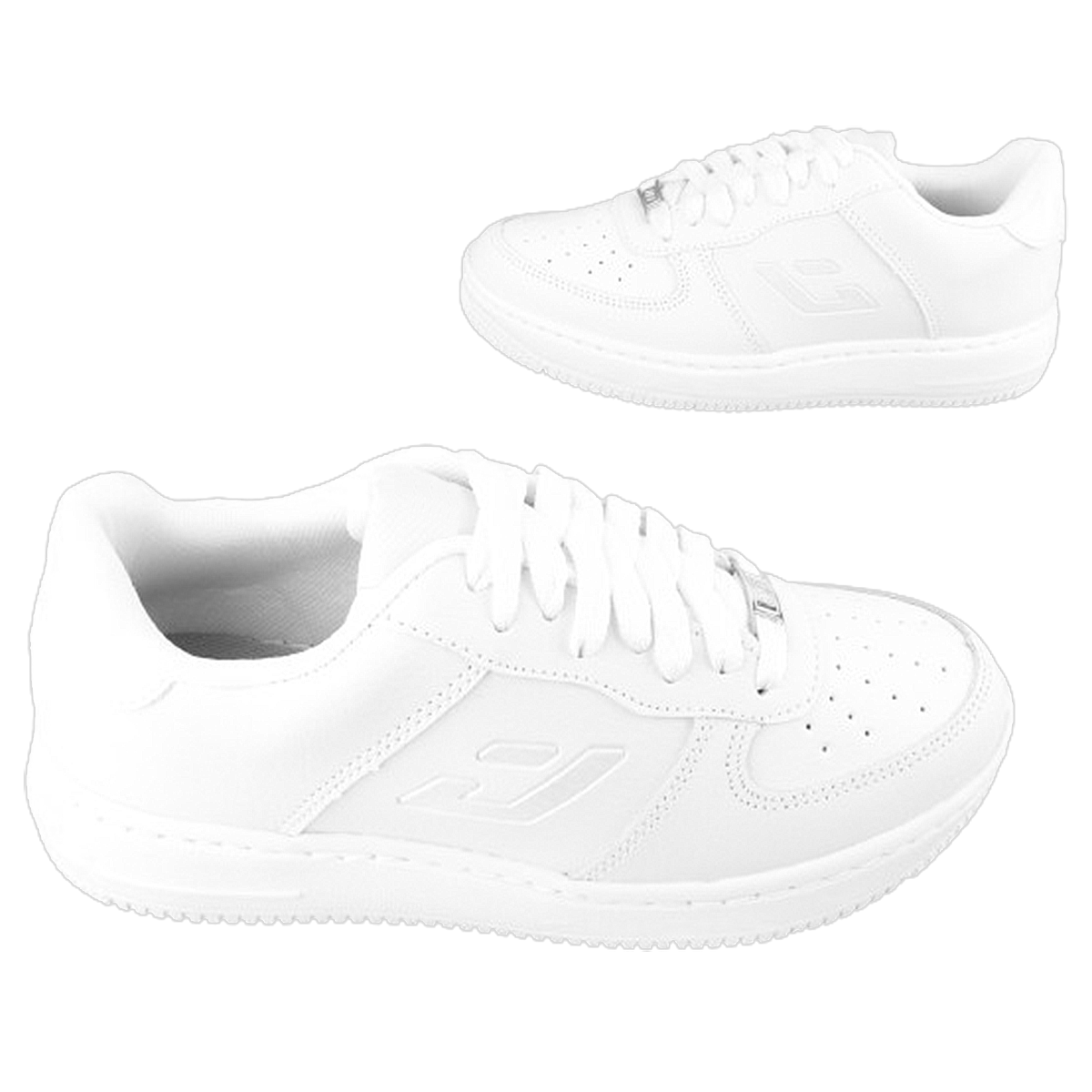 Tenis Niño Escolares Arco Ortopedico Casual Blancos 6000-bb