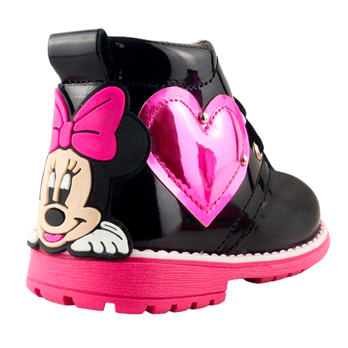 Bota Niña Bebé Mimi Ratoncita Charol Arco Ortopédico Cómodo 5616-cn.