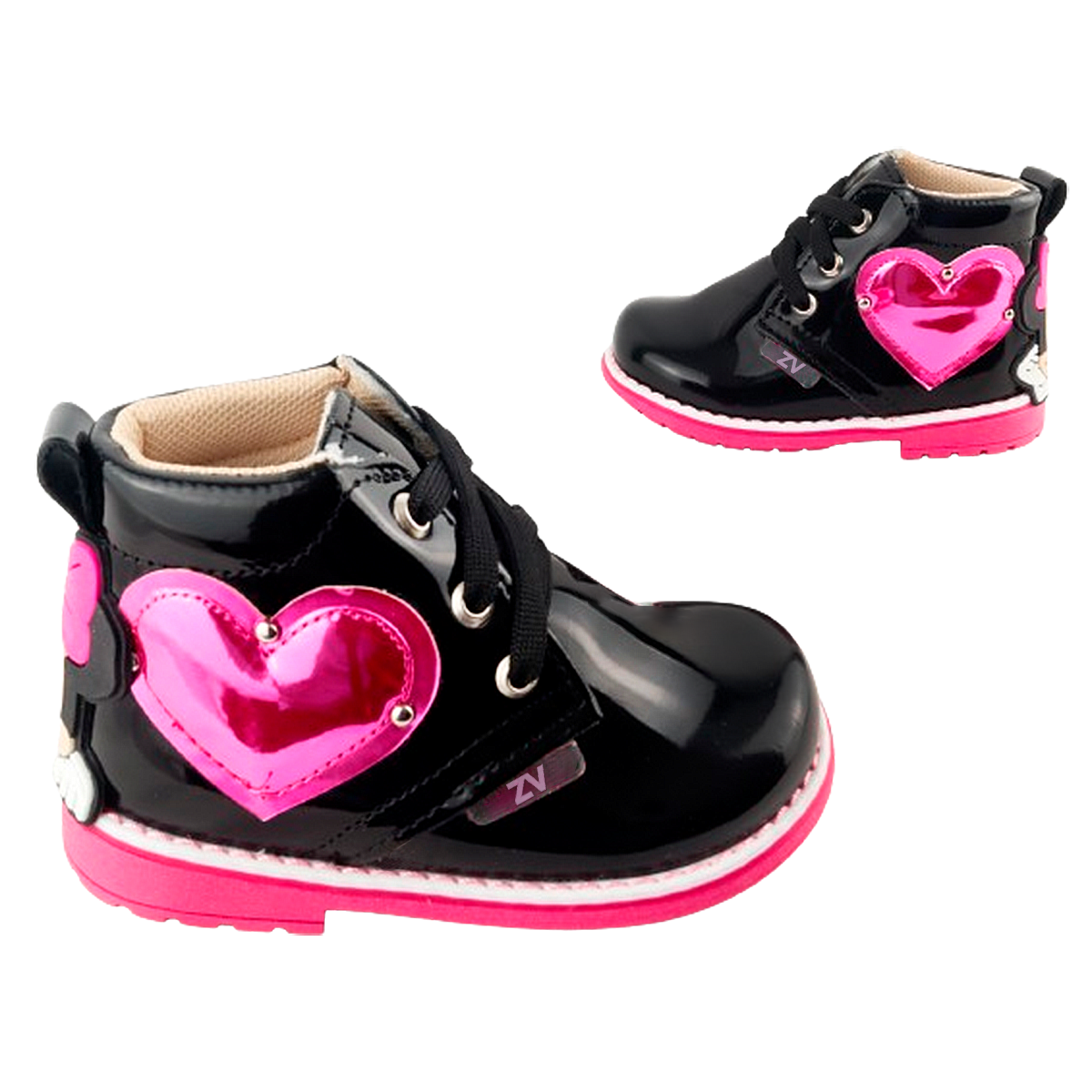 Bota Niña Bebé Mimi Ratoncita Charol Arco Ortopédico Cómodo 5616-cn.