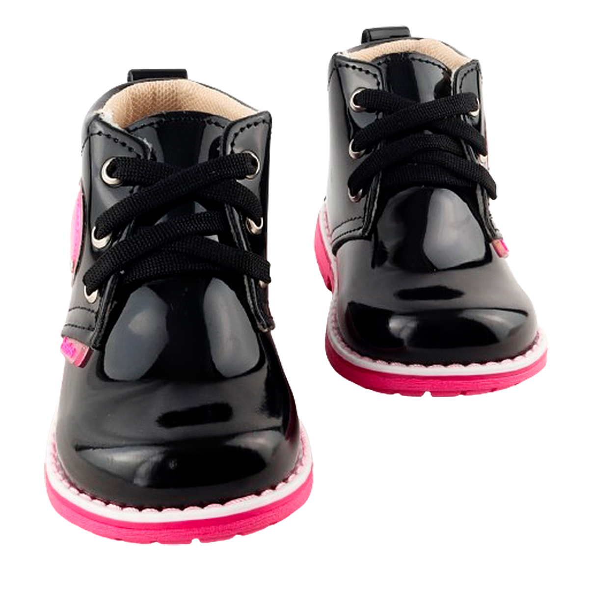 Bota Niña Bebé Mimi Ratoncita Charol Arco Ortopédico Cómodo 5616-cn.