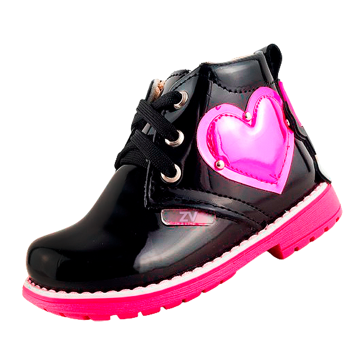 Bota Niña Bebé Mimi Ratoncita Charol Arco Ortopédico Cómodo 5616-cn.