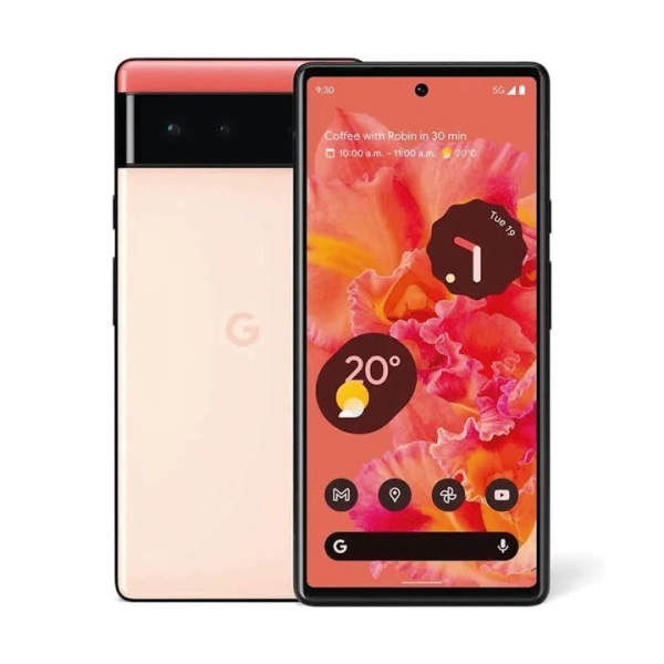 GOOGLE PIXEL 6 ORANGE 128GB REACONDICIONADO + CUBO DE CARGA RAPIDA.