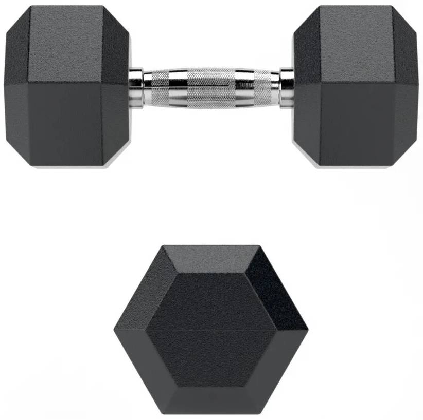 Par de Mancuernas hexagonales 20 Lb MDFitness, Mancuernas para