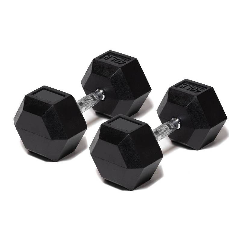 Par de Mancuernas hexagonales 40 Lb MDFitness, Mancuernas para Ejercicio, Pesas para Ejercicio en casa, Pesas hexagonales, Pesas Ejercicio, Pesas de Ejercicio, Mancuernas para Ejercicio en casa