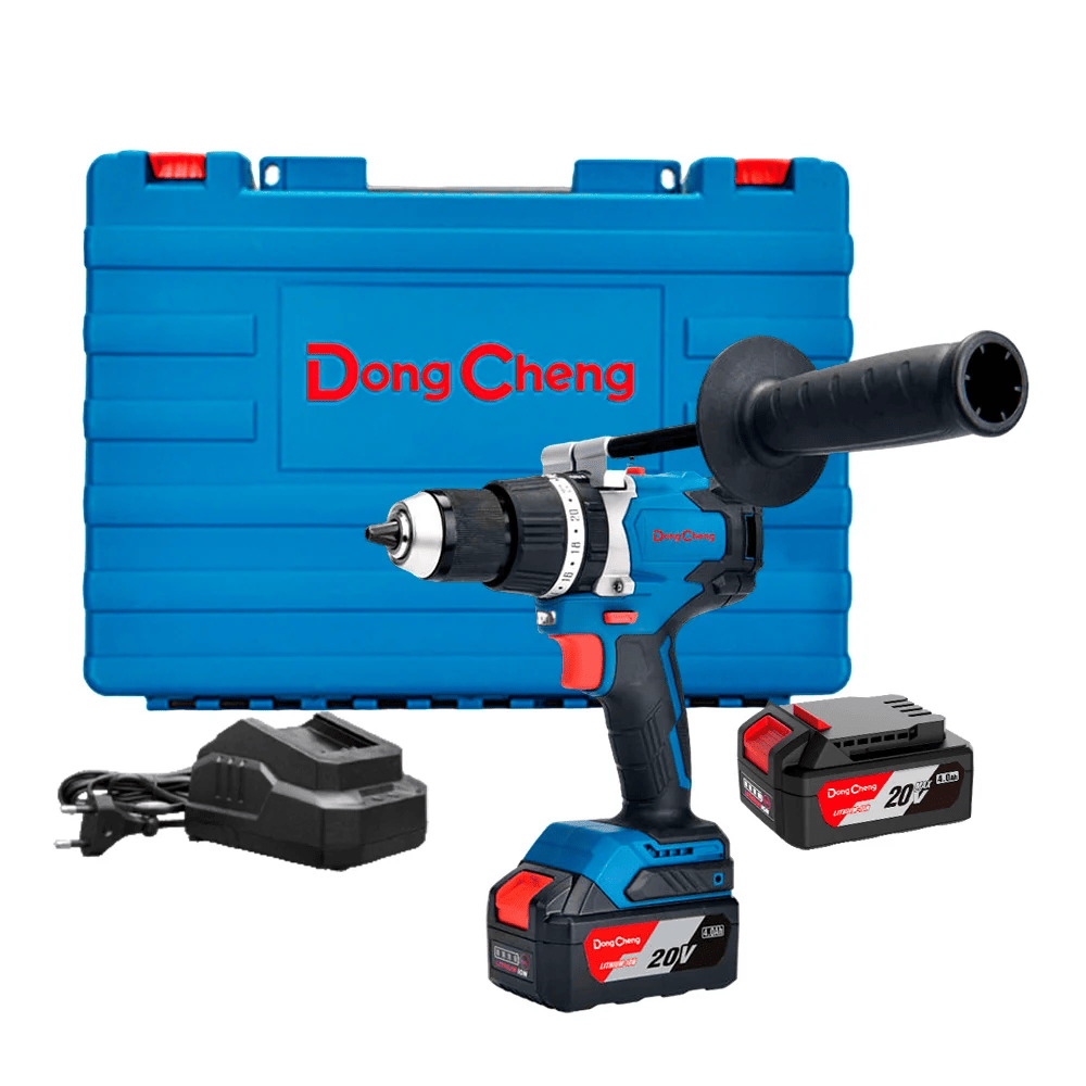 TALADRO ROTOMARTILLO DONGCHENG DCJZ03-13EM 1/2″ 20V 4,0AH X 2 BL