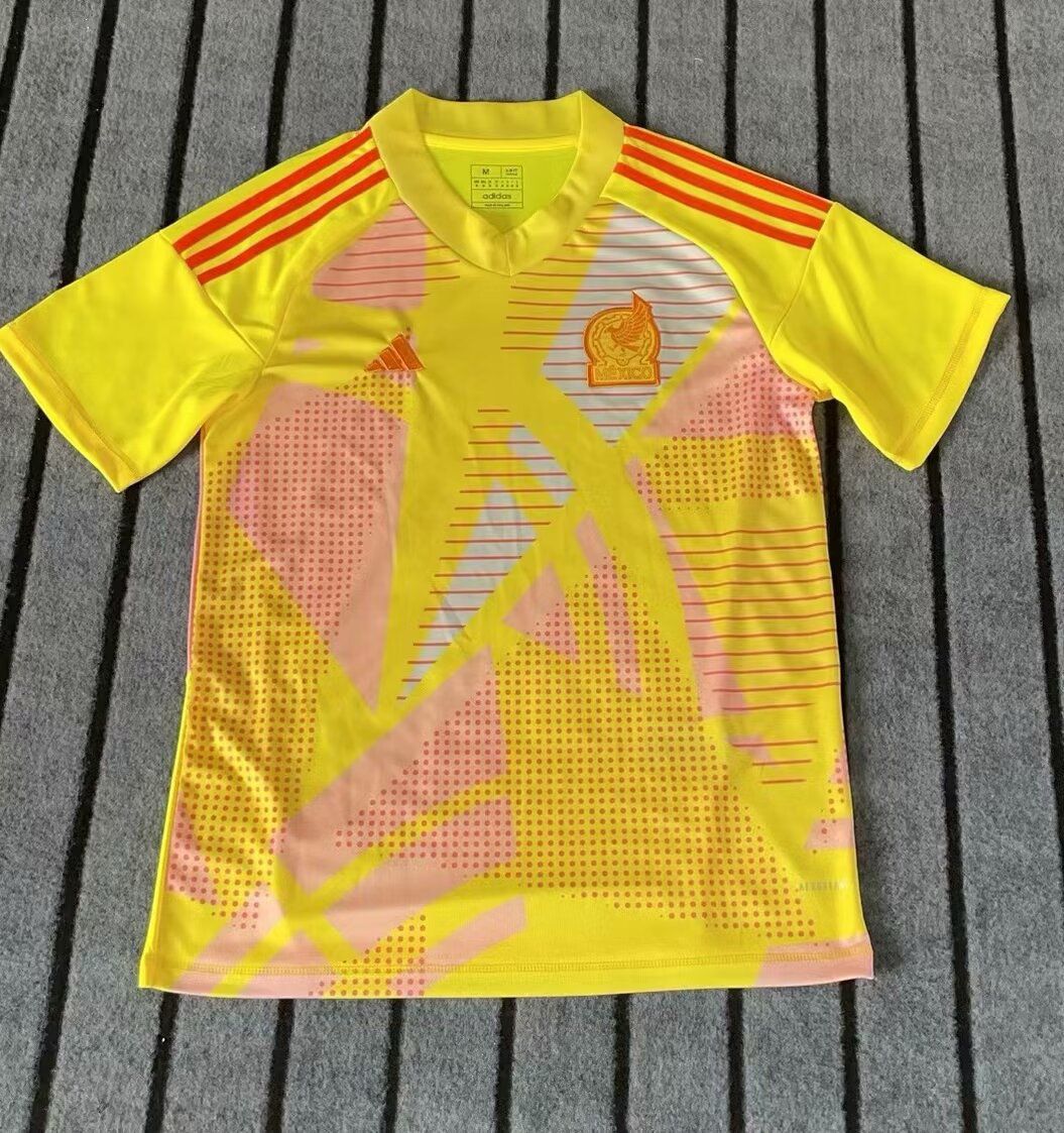 Nuevo! Jersey Mexico Copa America 2024/2025 Portero Amarillo Titular Talla L.