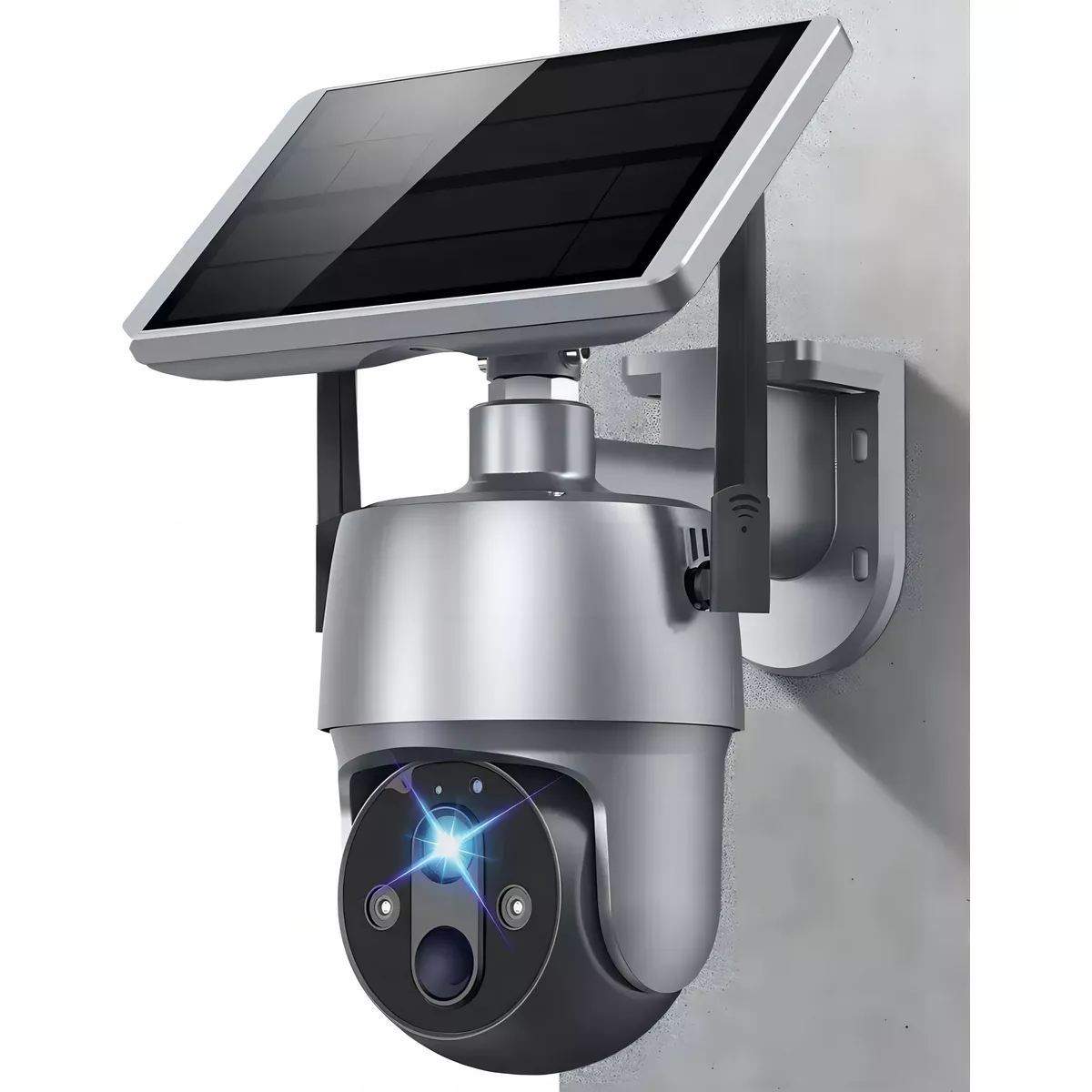 Cámara De Seguridad Inalámbrica Con Panel Solar 1080p Wifi.