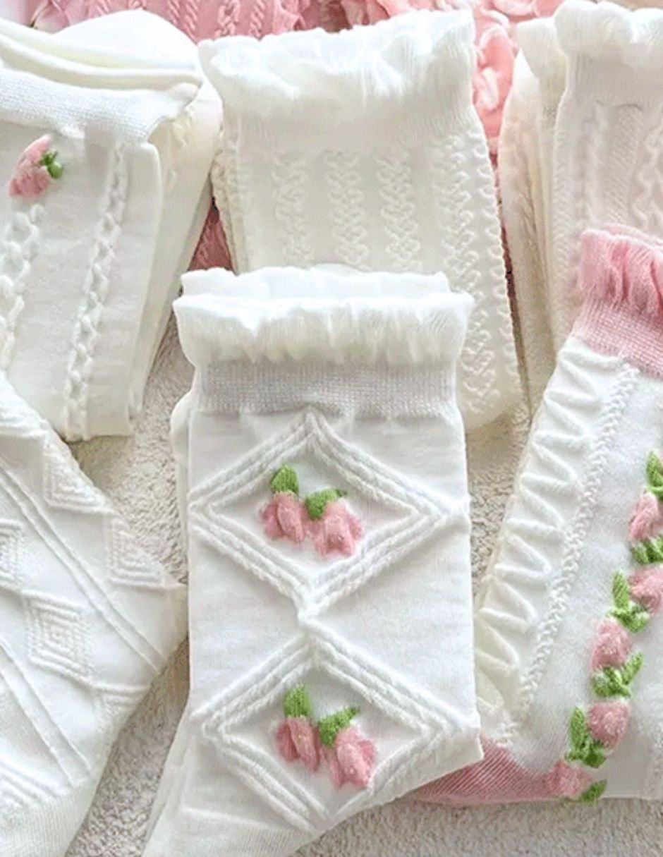 Set de calcetines coquette para dama Ultra Femeninos.
