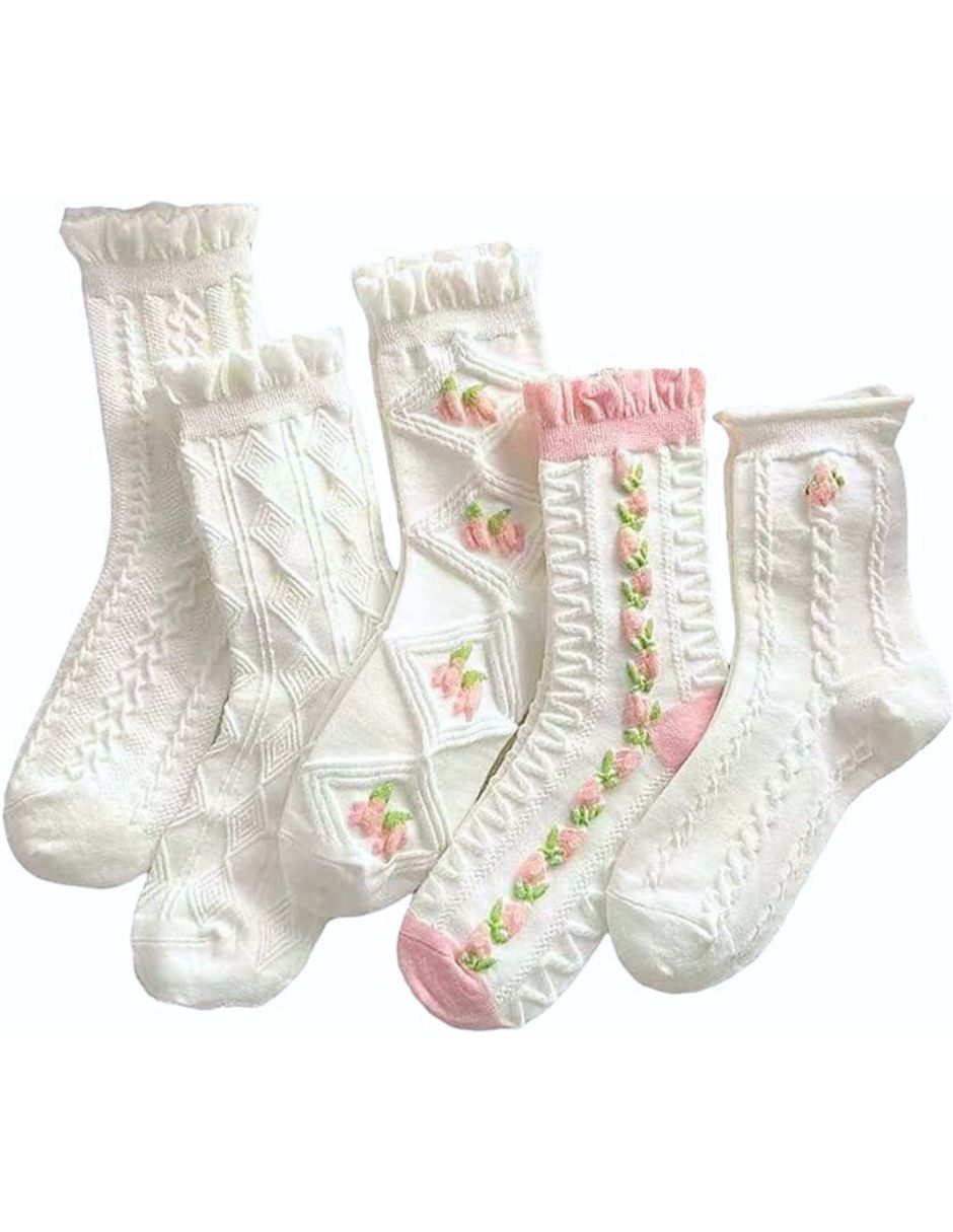 Set de calcetines coquette para dama Ultra Femeninos.
