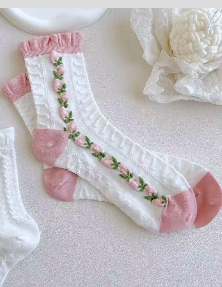 Set de calcetines coquette para dama Ultra Femeninos.