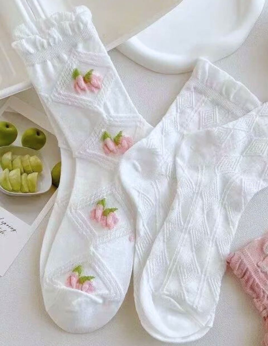 Set de calcetines coquette para dama Ultra Femeninos.