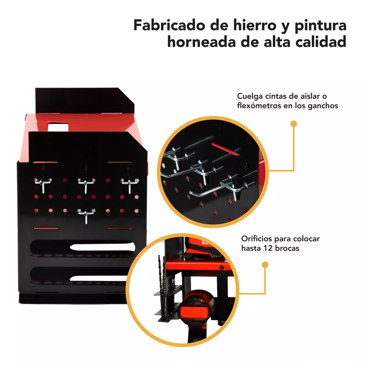 Organizador De Herramientas Electricas Almacenamiento Pared.