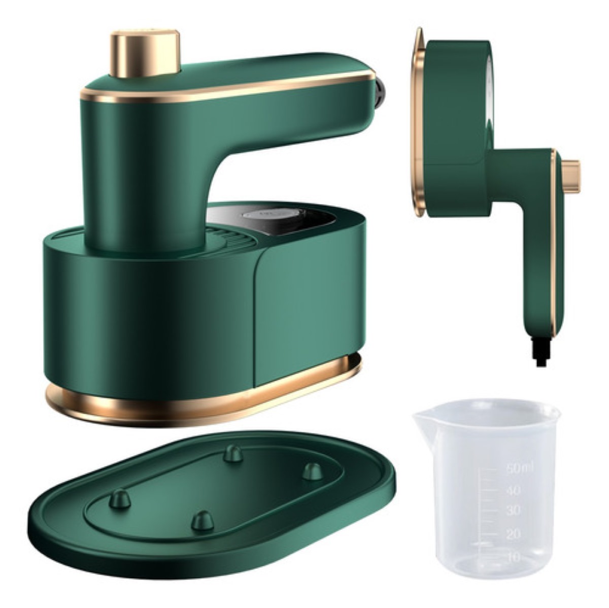 Mini Plancha Vapor De Mano Portátil Vapor Ropa De Viaje verde 