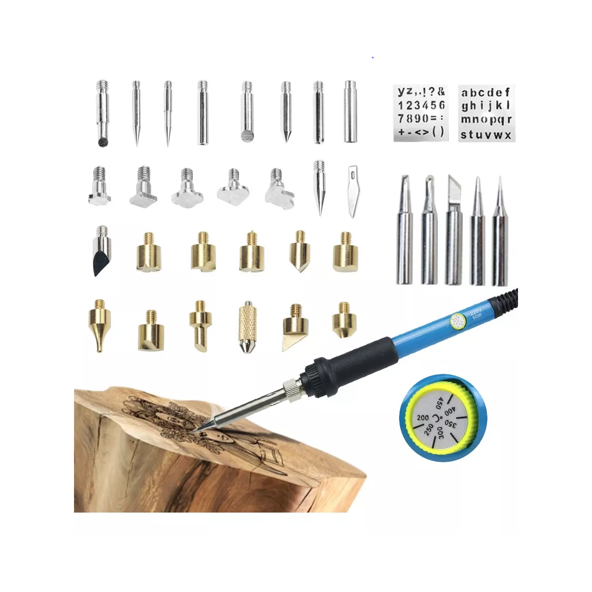 Kit Pirograbador De Madera 35in1.
