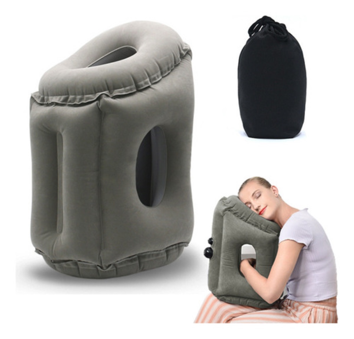 Almohada de viaje inflable sale