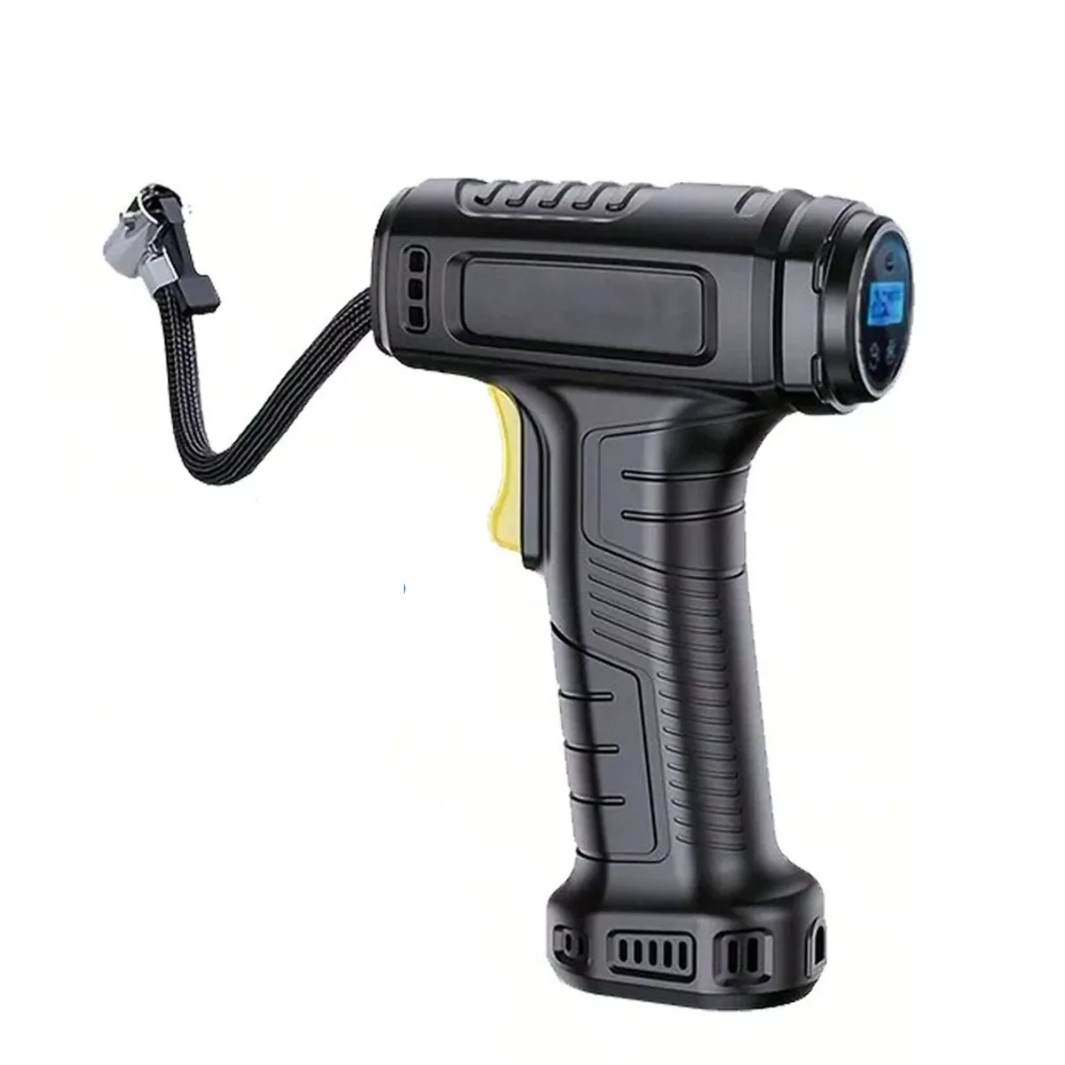 Compresor Inflador Bomba Aire Llantas Portatil 12v Auto Lcd.