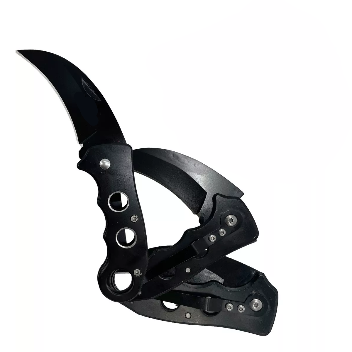 Navaja Mariposa Cuchillo Plegable Negro Militar Tac.