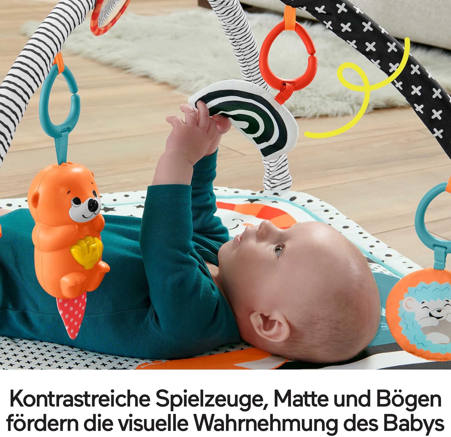 Fisher-price Gimnasio Para Bebés Actividades Musicales 3 En1.