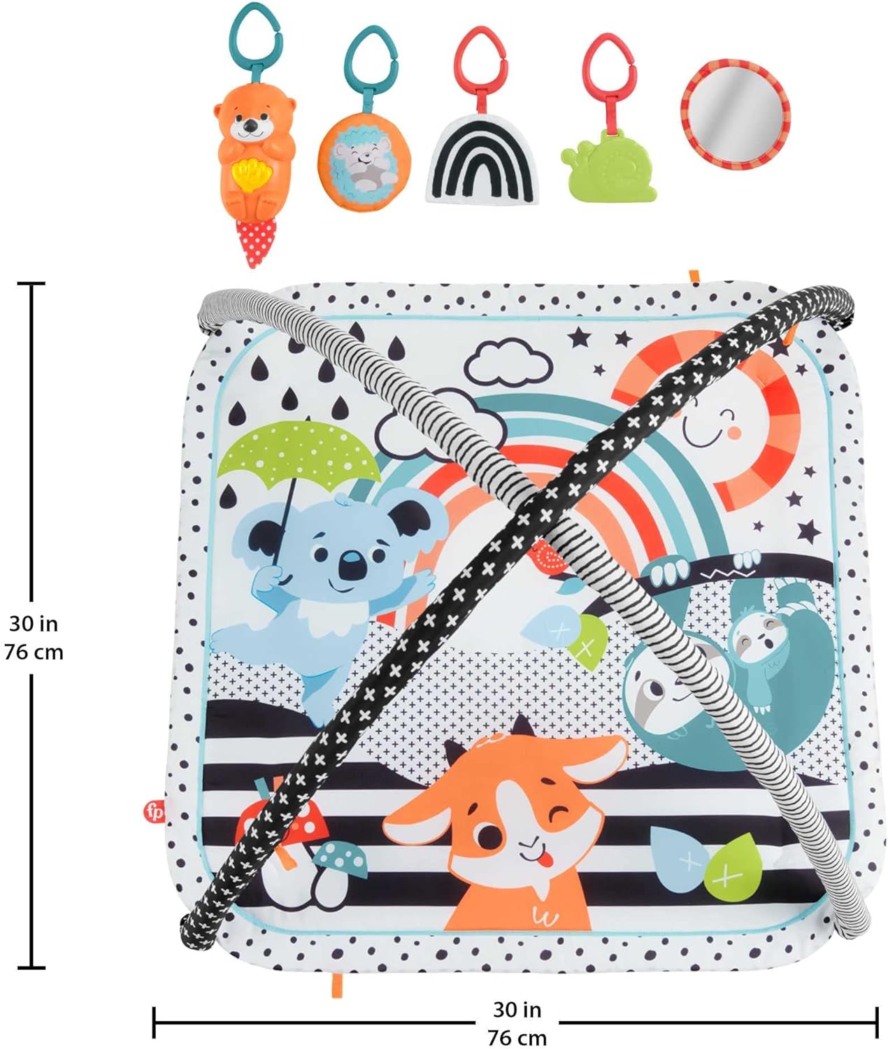 Fisher-price Gimnasio Para Bebés Actividades Musicales 3 En1.