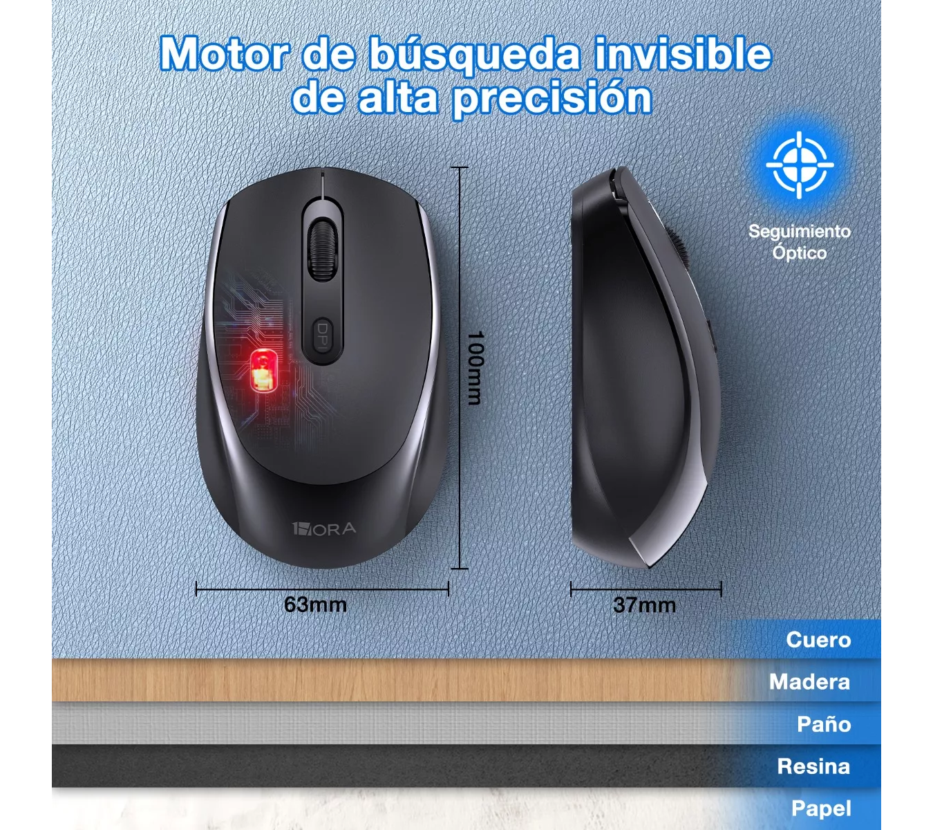 ML Ratón Inalámbrico Mouse Silencioso Portátil 2.4g 3 Dpi Ratón De Computadora Con Receptor Usb Para Laptop, Pc, Notebook Pilas Aa Incluidas.