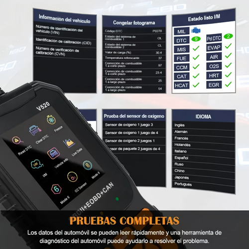 Obd2 Profesional Scanner Para Auto 35901 Códigos Avería