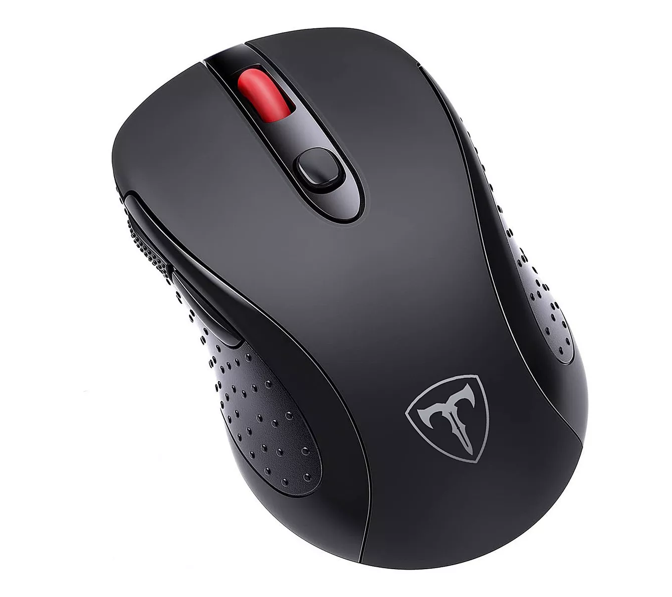 ML TERPORT Mouse Inalambrico Usb Oficina F10, Uso Con Pila, 2.4g Receptor Usb, 2400 Dpi / 5 Niveles Adjustables, Ratón Inalabmrico Ergonomico Ligero Y Portatil Para Win/Mac Computadora PC.