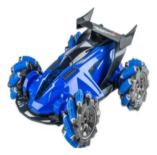 4wd Spray Stunt Truck Led 2.4g R/con Buggy Music Light Vapor Azul.