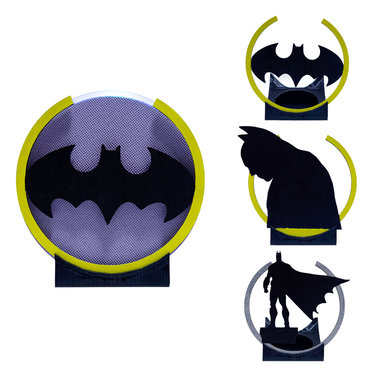 Base  Para Alexa Echo Pop tipo Batman Impremli.